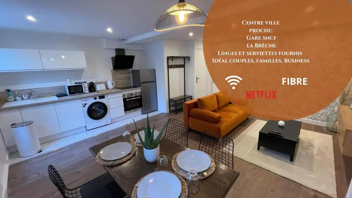 Apartment Le Jardin Niortais - Hyper Centre- Proche Gare - Paisible - Grand Jardin Prive, Wifi Hd -netflix *
